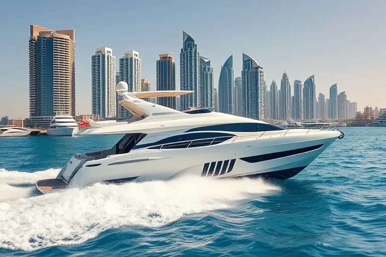 Luxury Yacht Cruise Dubai - Marina Dhow Cruis Dinner